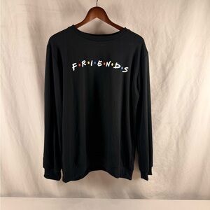 Black Friends Graphic Sweater -EY